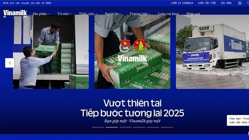 Vinamilk và hành trình sẻ chia với người dân hậu thiên tai