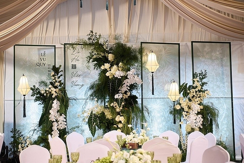 Hoa hậu Đỗ Thị Hà hạnh phúc trong ngày cưới