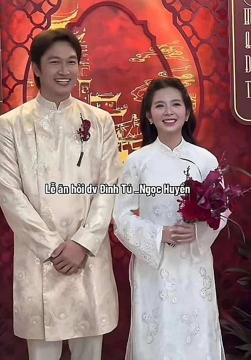 Ngọc Huyền - Đình Tú hạnh phúc trong lễ vu quy Ngọc Huyền - Đình Tú hạnh phúc trong lễ vu quy