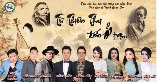 Gặp nhau trong những giai điệu vượt thời gian của Văn Cao và Trịnh Công Sơn