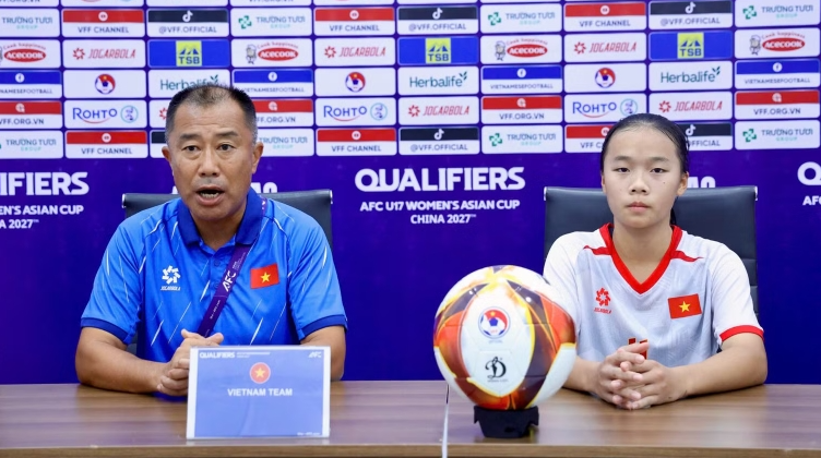 U17 nữ Việt Nam thắng 20-0, vươn lên dẫn đầu bảng D U17 nữ Việt Nam thắng 20-0, vươn lên dẫn đầu bảng D