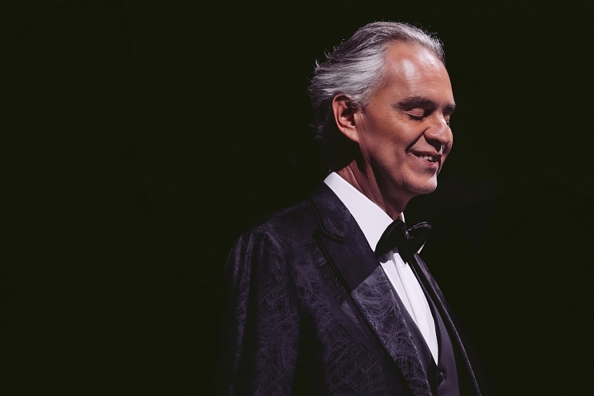 Danh ca huyền thoại Ý Maestro Andrea Bocelli lần đầu đến Việt Nam