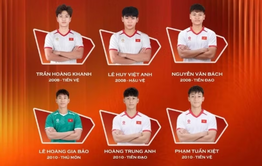 U19 Việt Nam triệu tập loạt cầu thủ trẻ dự Panda Cup 2026