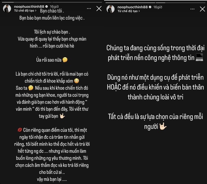 Noo Phước Thịnh bức xúc vì bị fan-cuồng quấy rầy, sẵn sàng viết thư tay để 'dằn mặt'