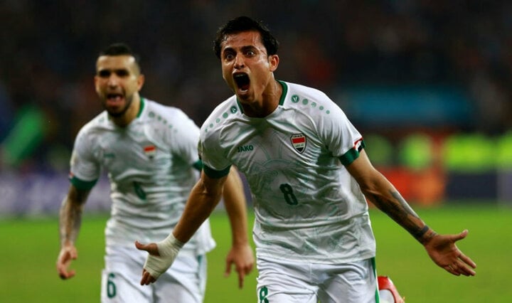 Tuyển Iraq đạt phong độ ấn tượng trước trận gặp tuyển Việt Nam