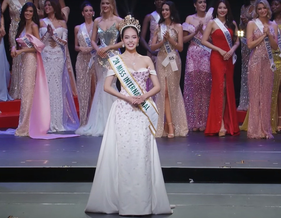 Hoa hậu Thanh Thủy đăng quang Miss International 2024