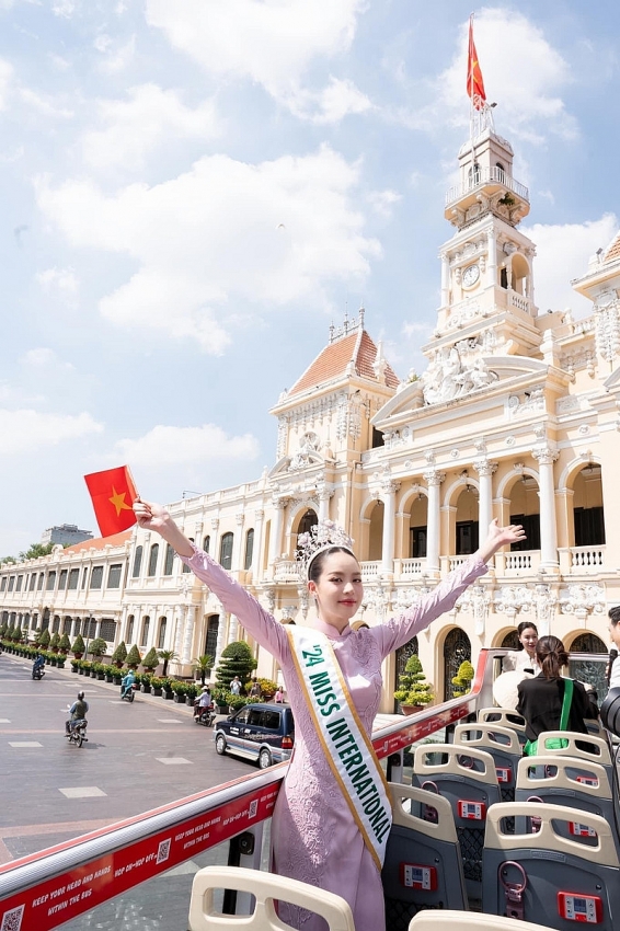 Trang chủ Miss International thông tin chuyến trở về đặc biệt của Thanh Thủy