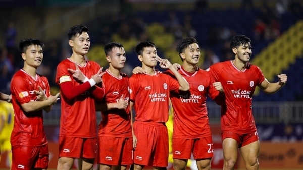 CLB Viettel đại thắng 5 sao, vươn lên top 3 V-League 2024/25