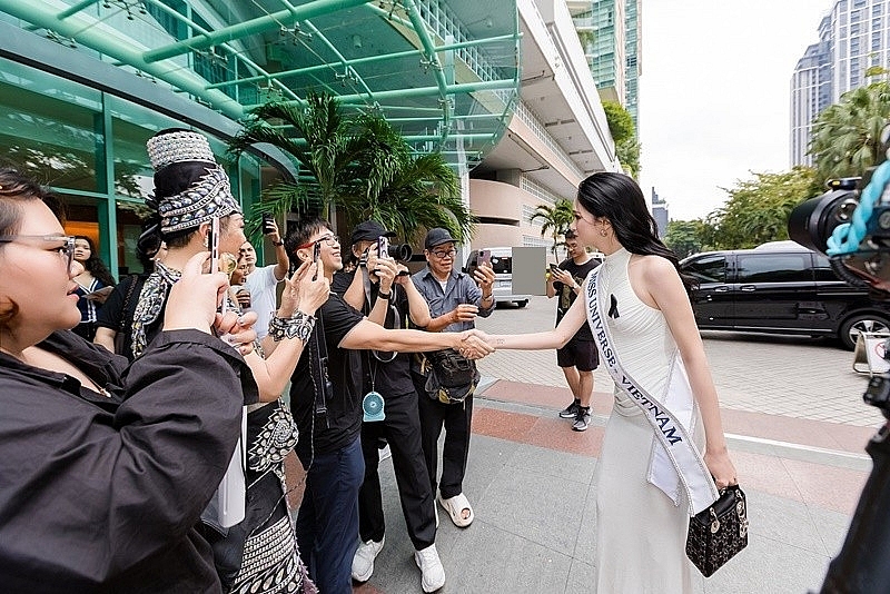 Hành động ghi điểm của Hương Giang ở Miss Universe 2025