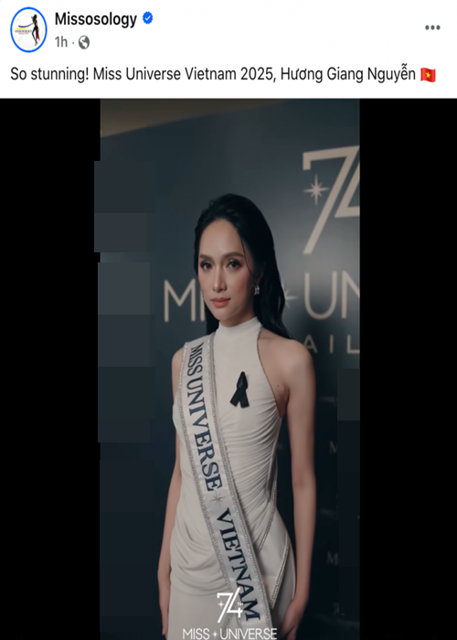 Hành động ghi điểm của Hương Giang ở Miss Universe 2025