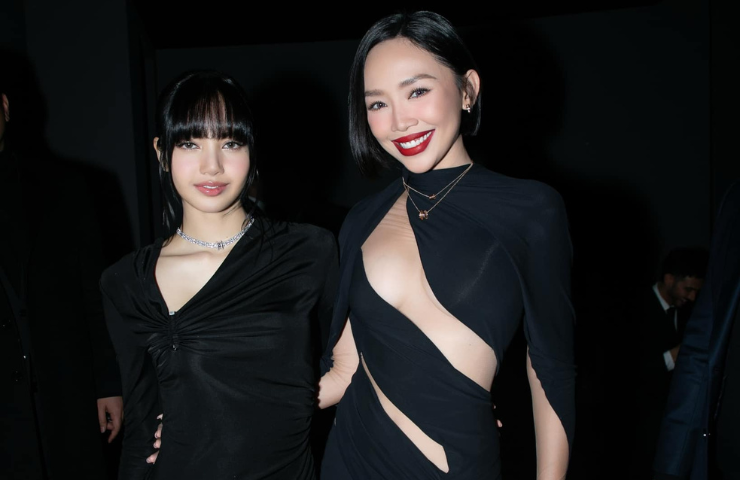 Tóc Tiên xuất hiện như nữ thần bên Lee Dong Wook và Dara (2NE1)