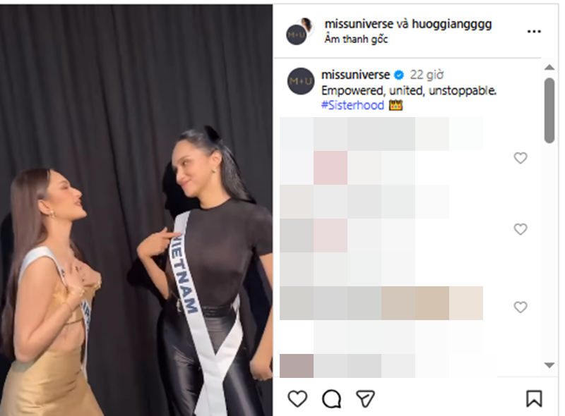 Ban tổ chức Miss Universe 2025 ưu ái Hương Giang