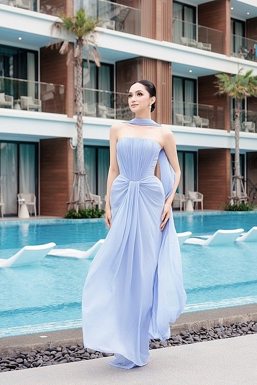 Hương Giang gây ấn tượng tại Miss Universe 2025 với tóc tém cá tính
