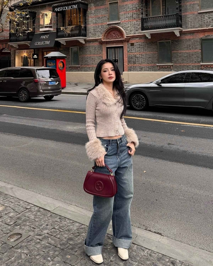 Chi Pu gây ấn tượng với phong cách thời trang khi gió mùa về