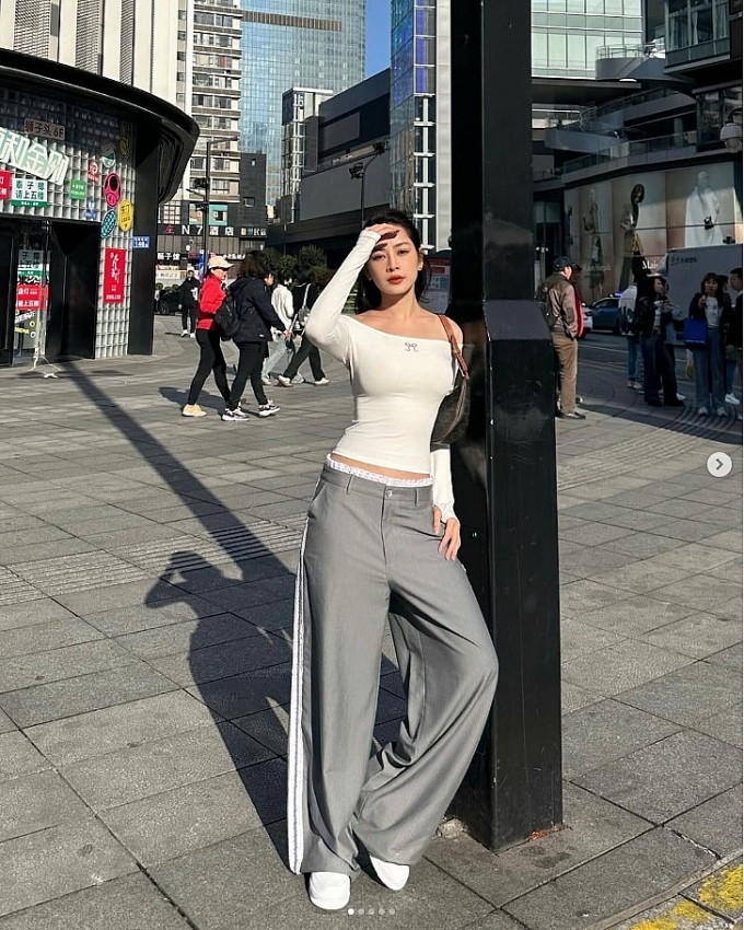 Chi Pu gây ấn tượng với phong cách thời trang khi gió mùa về