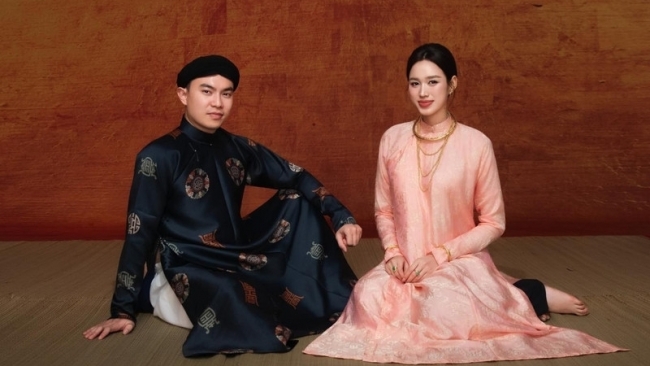 Hoa hậu Đỗ Hà gây sốt với bộ ảnh cưới mang phong cách thời 'ông bà anh'