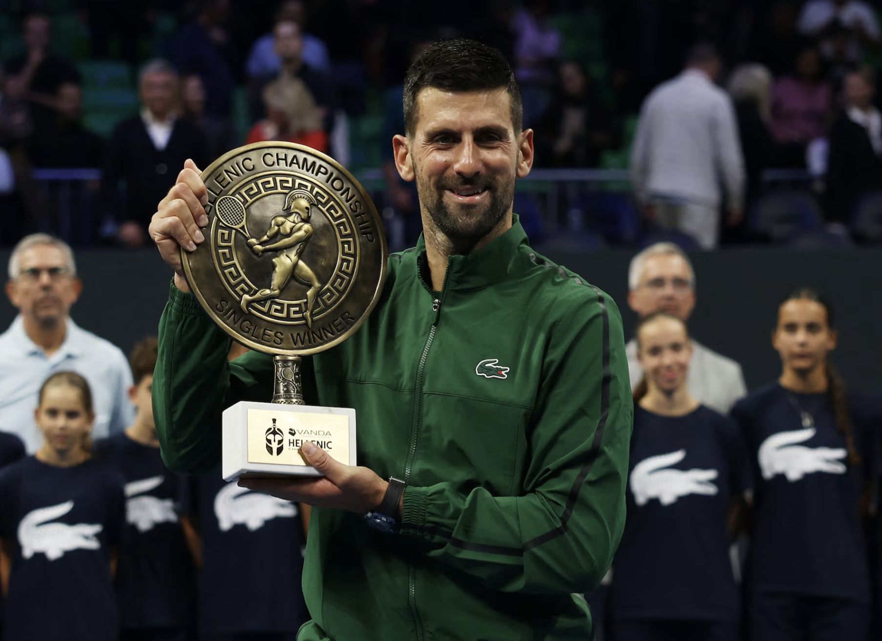 Djokovic vô địch tại Hy Lạp, rút khỏi ATP Finals vì chấn thương Djokovic vô địch tại Hy Lạp, rút khỏi ATP Finals vì chấn thương