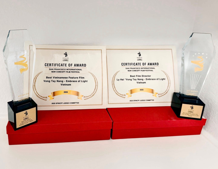 Đạo diễn Lý Hải nhận hai giải thưởng quốc tế danh giá