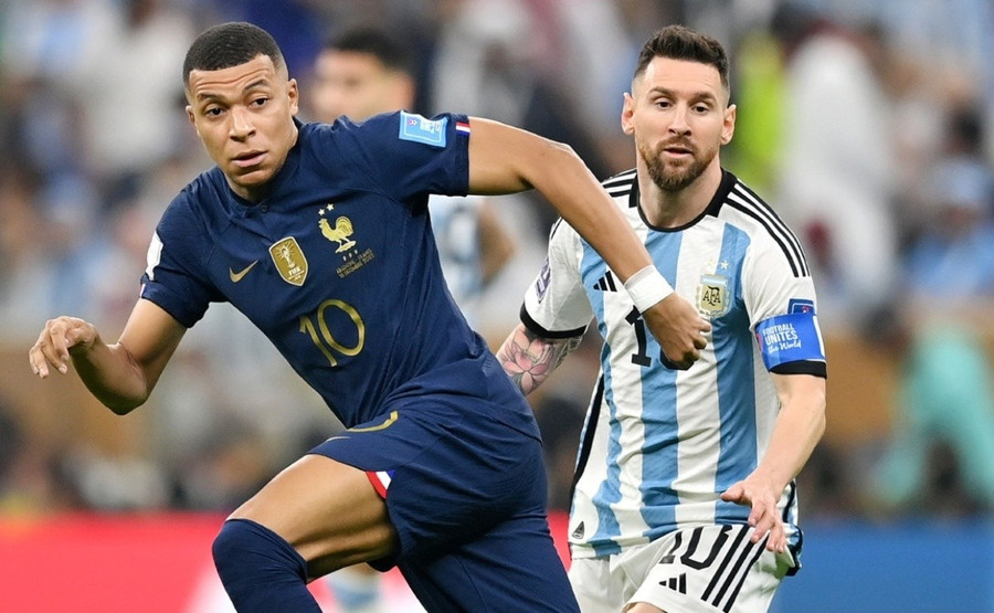 So sánh thành tích của Messi và Mbappe trong màu áo tuyển quốc gia