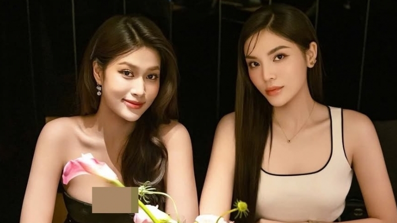 Hoa hậu Kỳ Duyên đón sinh nhật bên Thiên Ân