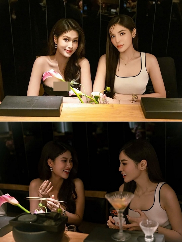 Hoa hậu Kỳ Duyên đón sinh nhật bên Thiên Ân