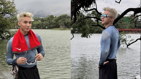 Sơn Tùng M-TP 'đánh úp' fan với loạt khoảnh khắc chạy bộ ở Hồ Gươm