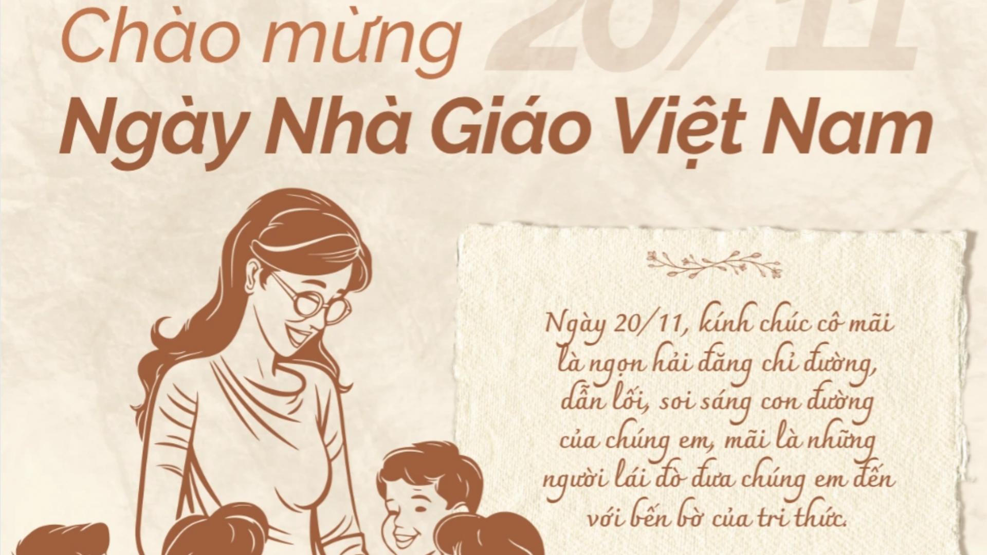 Lời chúc 20/11 dành tặng thầy cô xúc động và ý nghĩa nhất năm 2025