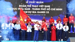 Lễ xuất quân Đoàn thể thao khu vực phía Nam tham dự SEA Games 33