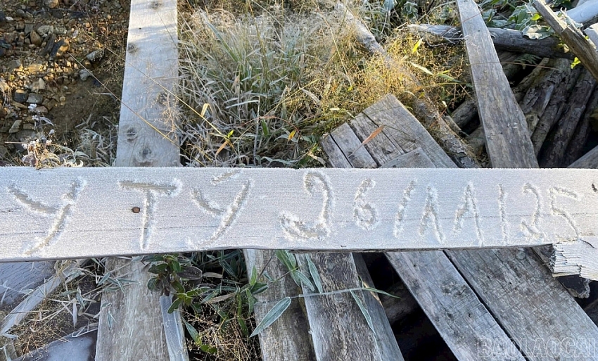 Y Tý xuất hiện băng giá, rừng núi hóa thành 'miền cổ tích' buổi sớm Y Tý xuất hiện băng giá, rừng núi hóa thành 'miền cổ tích' buổi sớm