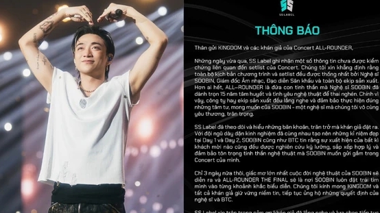 Concert D-3 của Soobin Hoàng Sơn gây tranh cãi, nhiều fan đòi "quay lưng"