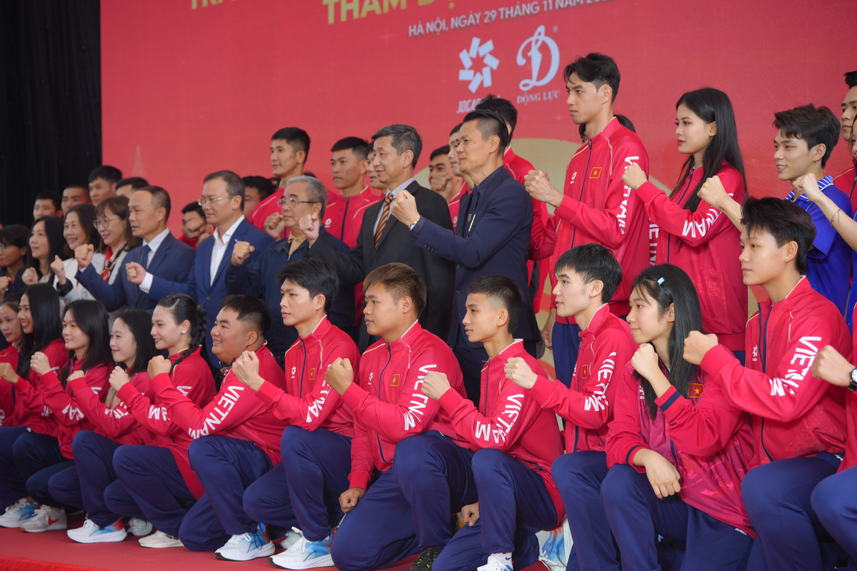 Đoàn Thể thao Việt Nam tham dự SEA Games 33 với trang phục ấn tượng Đoàn Thể thao Việt Nam tham dự SEA Games 33 với trang phục ấn tượng
