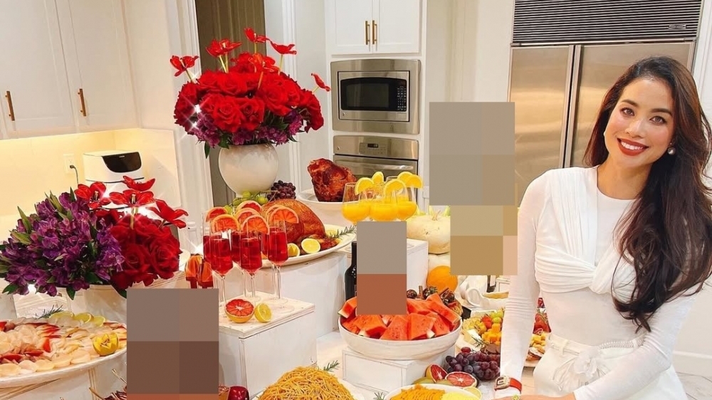 Phạm Hương khoe cuộc sống bình yên ở trời Tây