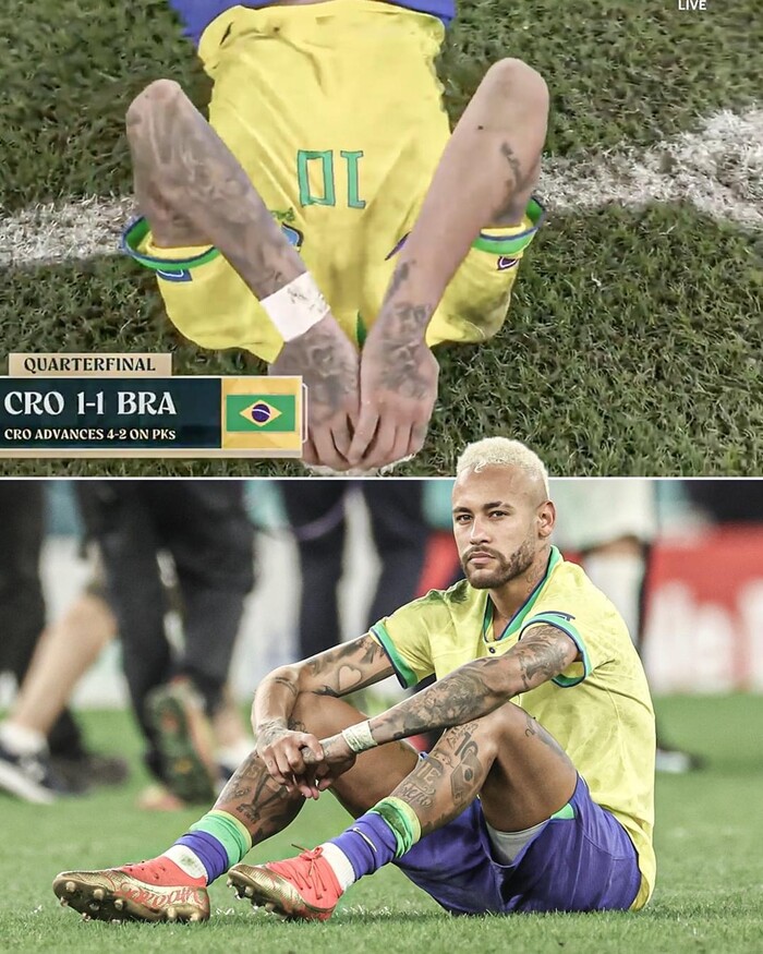 Nước mắt Neymar là sự bất công của bóng đá dành cho Brazil