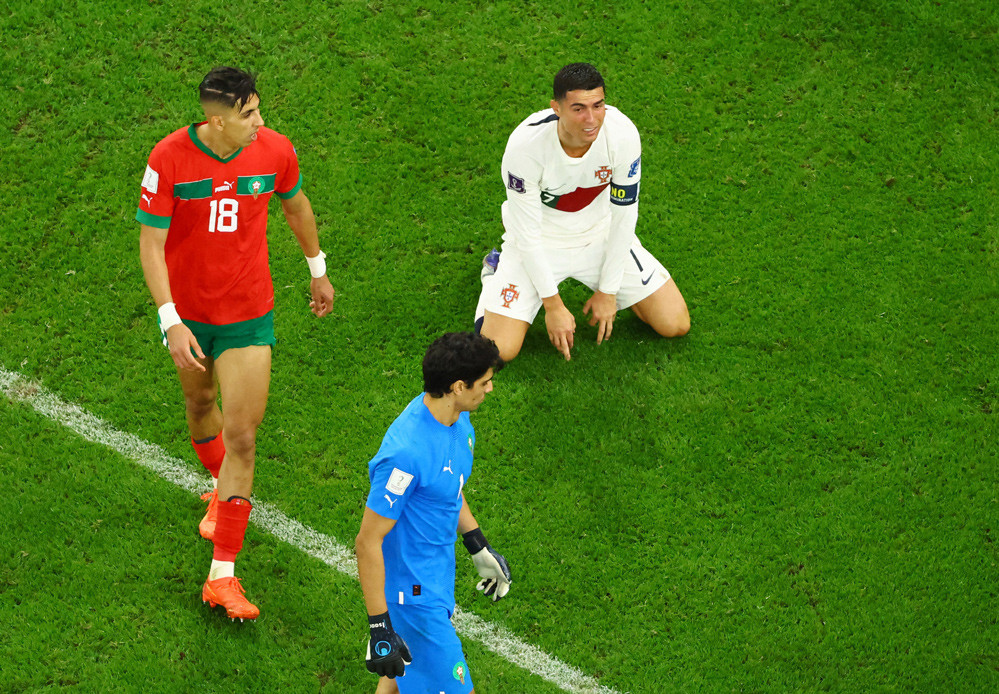 Ronaldo khóc nức nở khi Bồ Đào Nha bị loại khỏi World Cup 2022