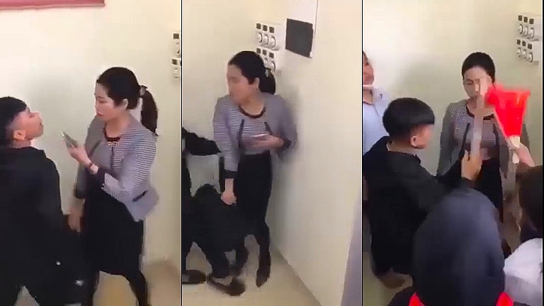 Tạm đình chỉ hiệu trưởng vụ cô giáo bị học sinh dồn vào góc lớp