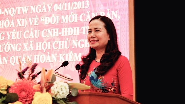 Bà Vương Hương Giang giữ chức Phó Giám đốc Sở Giáo dục và Đào tạo Hà Nội