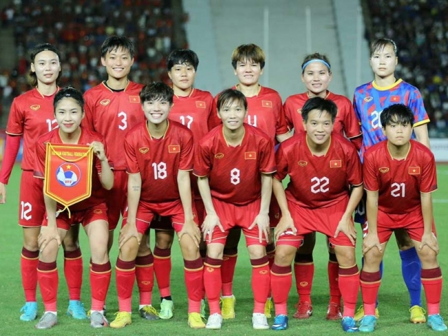 Tuyển nữ Việt Nam tụt hạng trên bảng xếp hạng FIFA