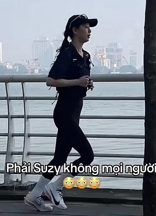 Vì sao clip Suzy chạy bộ ở Hồ Tây gây sốt?