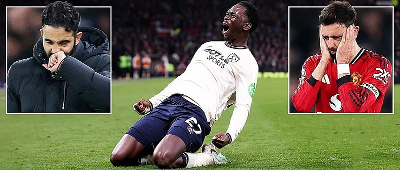 Man Utd bị la ó, chỉ trích dữ dội khi gây thất vọng tại Old Trafford