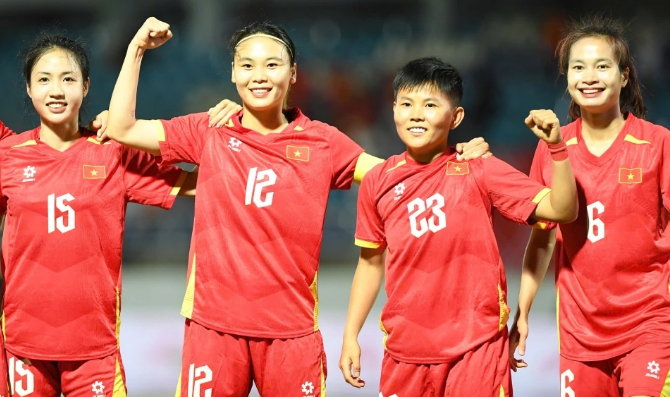 Tuyển nữ Việt Nam thắng tưng bừng trận ra quân SEA Games