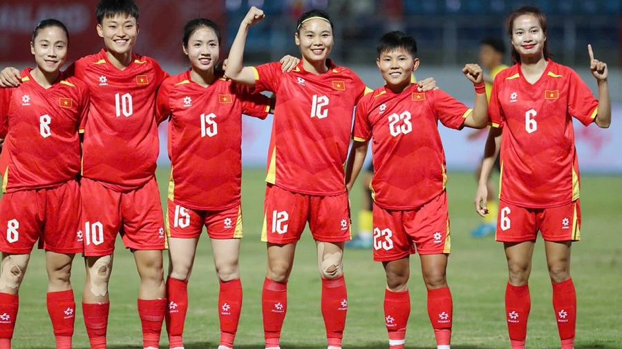 Tuyển nữ Việt Nam thắng tưng bừng trận ra quân SEA Games
