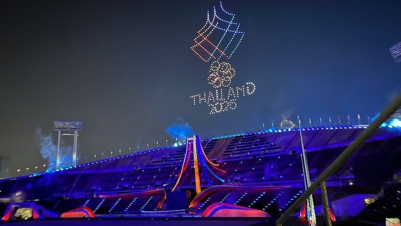 Lễ khai mạc SEA Games 33: Sân khấu âm nhạc và ánh sáng rực rỡ