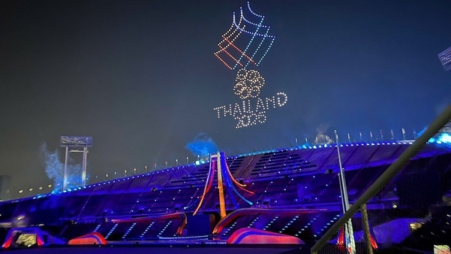 Lễ khai mạc SEA Games 33: Sân khấu âm nhạc và ánh sáng rực rỡ