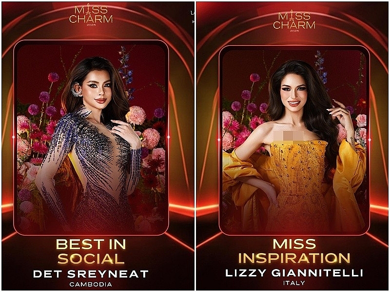 Mỹ nhân Venezuela đăng quang Miss Charm 2025, Mai Ngô trượt top 5