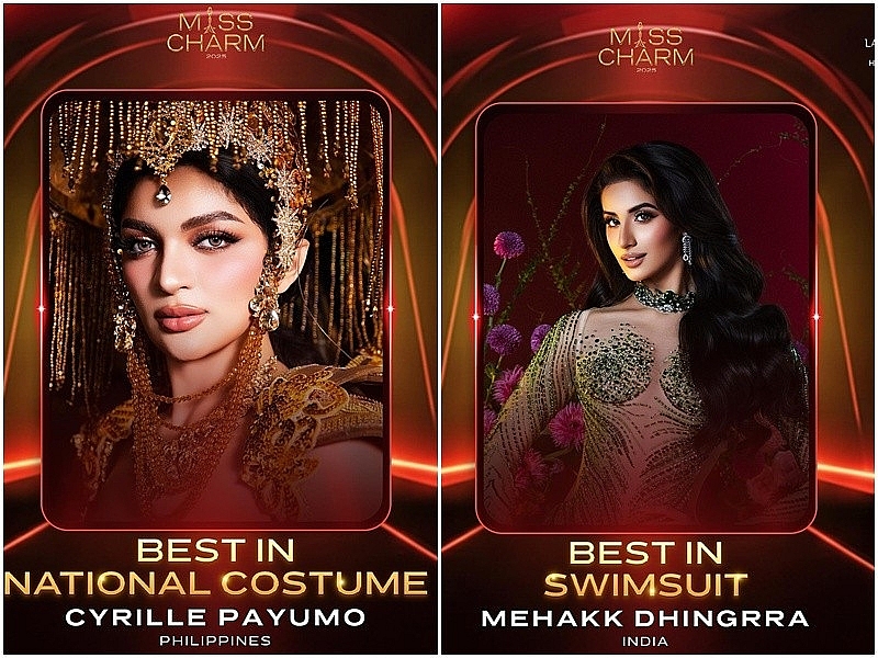 Mỹ nhân Venezuela đăng quang Miss Charm 2025, Mai Ngô trượt top 5