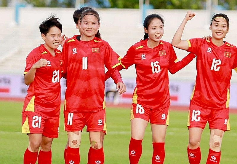 Thắng đậm Indonesia, tuyển nữ Việt Nam vào chung kết SEA Games Thắng đậm Indonesia, tuyển nữ Việt Nam vào chung kết SEA Games