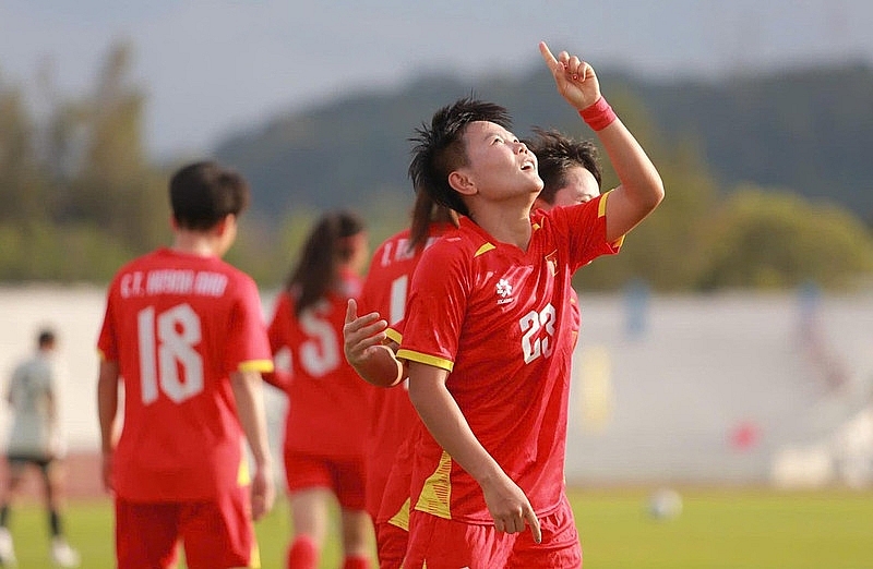 Thắng đậm Indonesia, tuyển nữ Việt Nam vào chung kết SEA Games Thắng đậm Indonesia, tuyển nữ Việt Nam vào chung kết SEA Games