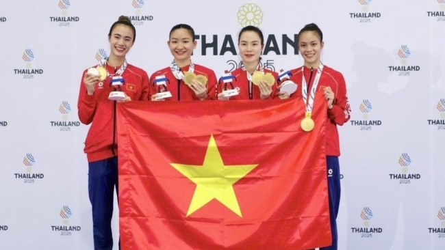 Bảng tổng sắp huy chương SEA Games 33 đến cuối ngày 14/12