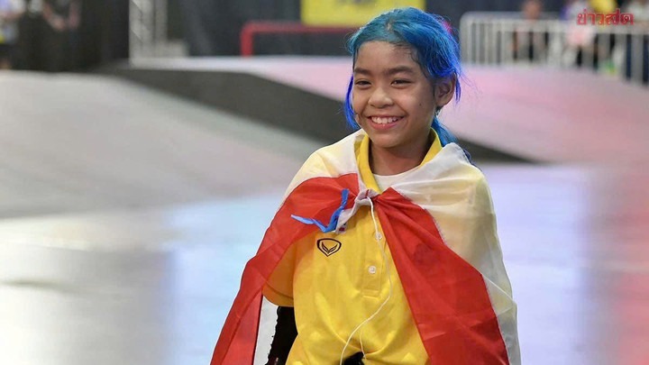 Tuyển thủ 10 tuổi Thái Lan giành huy chương vàng SEA Games 33 Tuyển thủ 10 tuổi Thái Lan giành huy chương vàng SEA Games 33