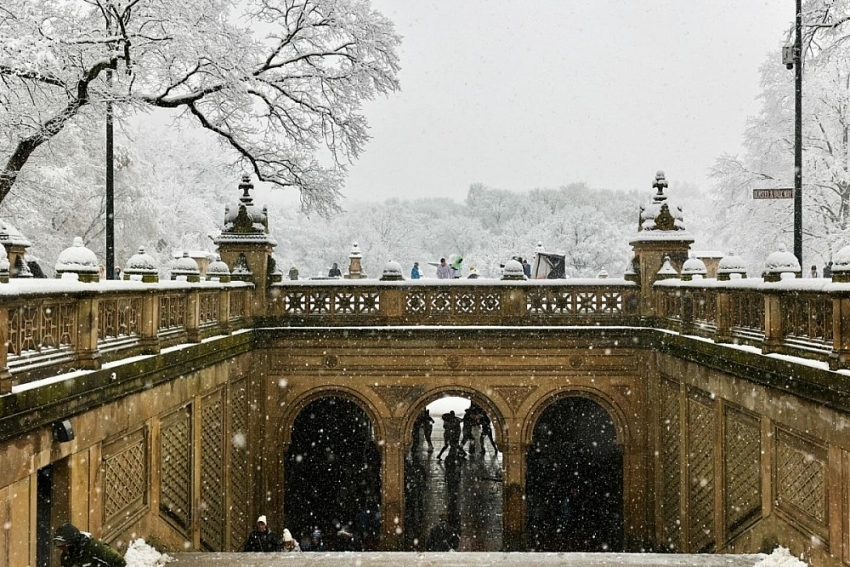 New York mùa đông trở thành điểm đến lý tưởng cho người thích săn tuyết